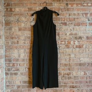 NWT Black Cowl/Drape Neck Jumpsuit